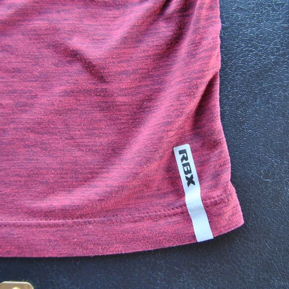 RBX Medium Red/Maroon Active Short Sleeve Shirt - Picture 2 of 5